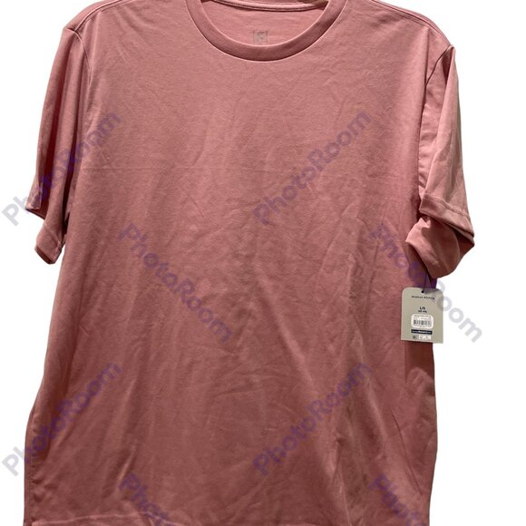 Men's Crew Neck Short Sleeve Tee, George L/G (42-44), Pink, NWT - Picture 3 of 7